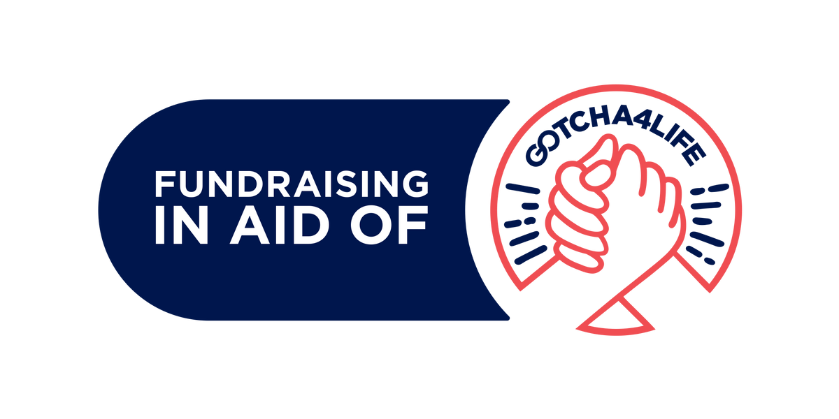 Fundraising in aid of Gotcha4Life logo