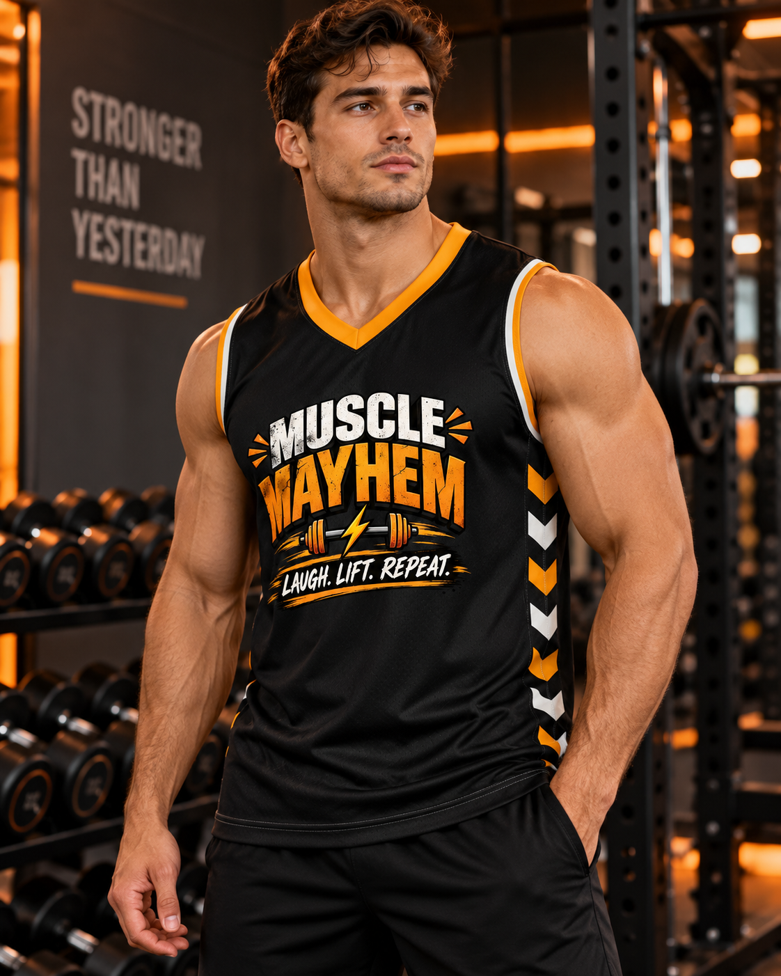 Muscle Mayhem Personalised Jersey - Unisex