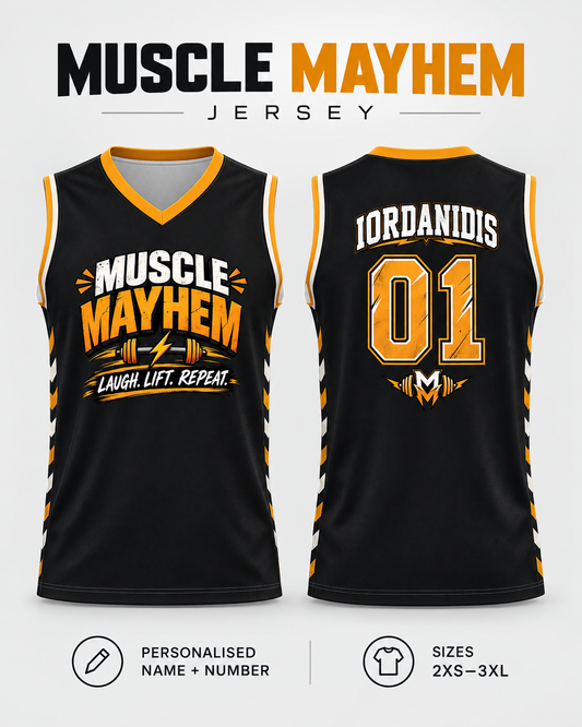 Muscle Mayhem Personalised Jersey - Unisex